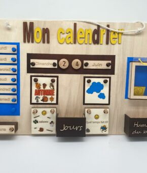 Calendrier en bois