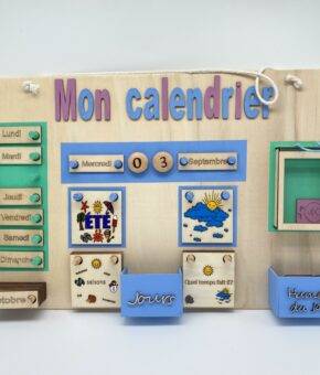 Calendrier en bois