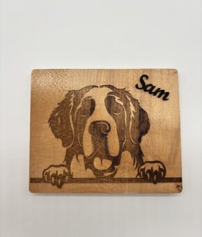 Gravure chien de compagnie