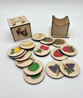 Jeu memo fruits